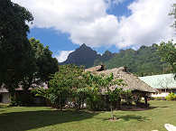 Strand-Resort auf Moorea, Französisch Polynesien 