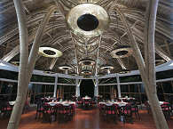 Offenes Restaurant im Tauchresort 