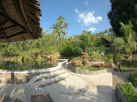 Pool im Lumbalumba Diving Resort 