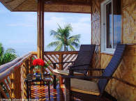 möblierte Veranda mit Meerblick 