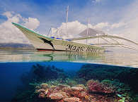 Bangka der Magic Island Divers 