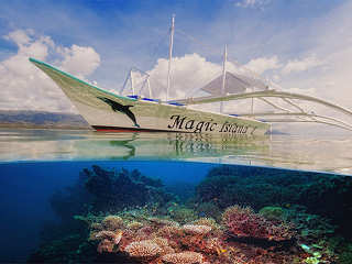 Bangka der Magic Island Divers 