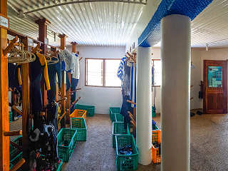 Equipment- und Trockenraum 