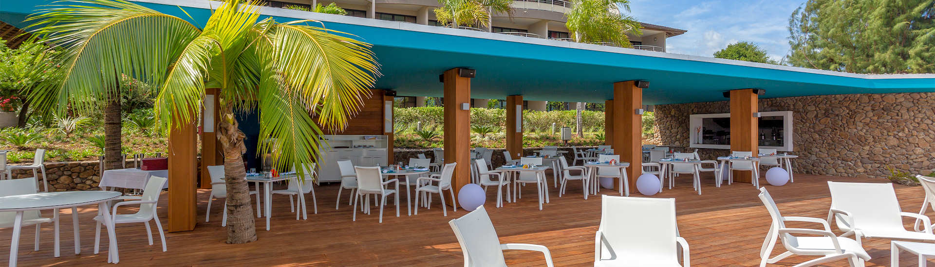 Taapuna Restaurant an der Lagune 