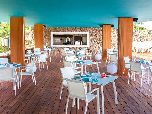 Taapuna Restaurant an der Lagunenseite 