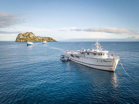 Liveaboards an der Isla Manuelita · Tauchsafaris Cocos Island 