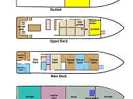 Deckplan des Tauchschiffs 