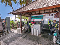 Die Tauchbasis „Markisa Divers“ bei Tulamben – Bali, Indonesien 