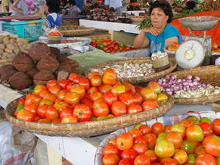 Markt im Minahasa Hochland 