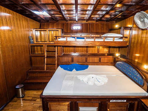 Standardkabine der Eco Blue – Safariboot Malediven