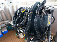 hervorragendes Equipment an Bord 