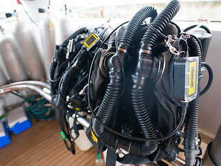 hervorragendes Equipment an Bord 