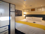 Doppelbett-Suite auf der Gallant Lady · Tauchsafariboot Mexiko 