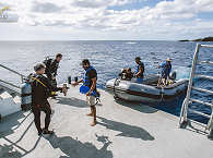 Tauchdeck der Nautilus Explorer · Safariboot Socorro, Mexiko 
