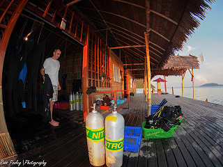 Tauchbasis der Papua Explorers 