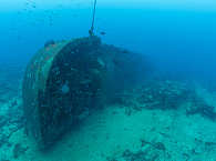 Wrack-Tauchen Papua-Neuguinea 
