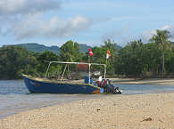 Tauchboot der Tauchbasis Dive Zone Lombok – Indonesioen 