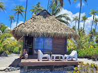 kleiner Robinson-Bungalow mit Terrasse 