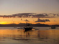 Die Tauchboote des Ducks Diving Center, Philippinen 