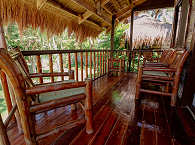 Terrasse in einem Tree House 