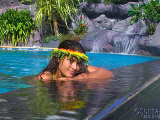 Pool im Manta Ray Bay Resort 