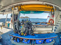 Tauchequipment der Raja Ampat Aggressor 