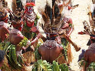 indigener Stamm auf West-Papua (Neuguinea) · Indonesien 