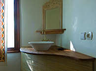 Badezimmer – Baia Sonambula Guesthouse, Tofo Beach, Mosambik 