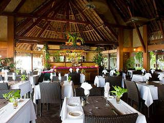 Restaurant im Maitai Hotel Rangiroa, Franz. Polynesien