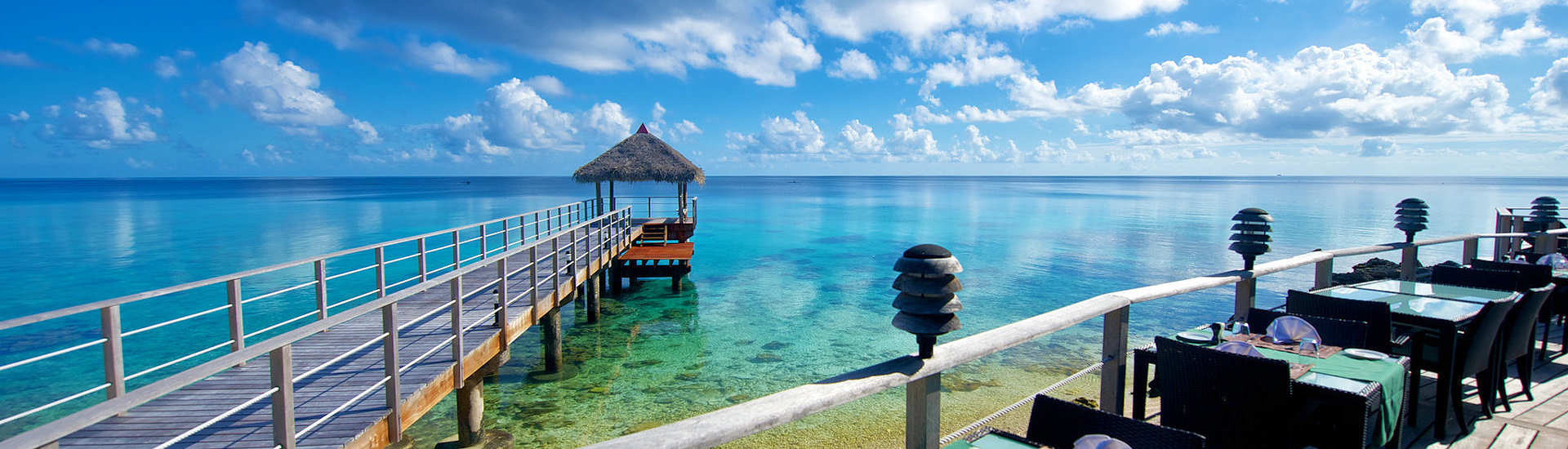 Essen und Trinken mit fantastischer Aussicht – Maitai Hotel Rangiroa