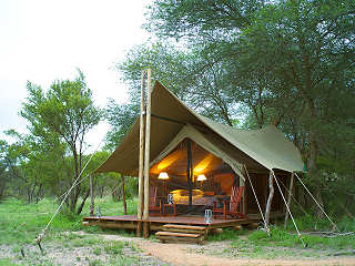 Zelt der Rhino Post Safari Lodge – Südafrika  