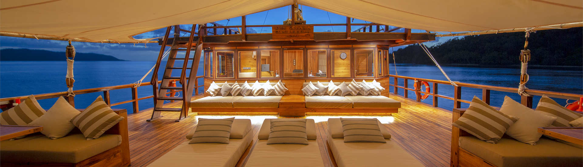 Haupdeck – Tauchsafari-Schiff Indonesien 