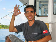 Gute Laune an Bord der Goyo – Safariboot Philippinen 