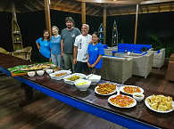 Restaurant im Sali Bay Resort in Halmahera 