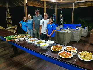 Restaurant im Sali Bay Resort in Halmahera 