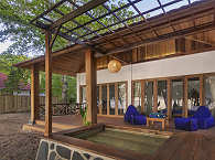 Bungalow mit Veranda und Whirlpool 