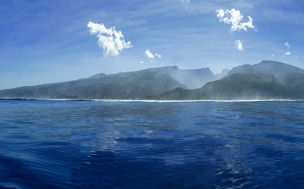 Blick auf Tahiti (Nui) – Französisch Polynesien 