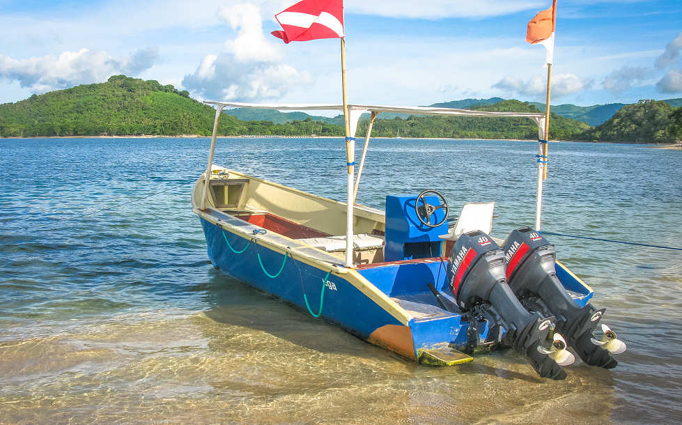 Tauchboot der Tauchbasis Dive Zone Lombok – Indonesioen 