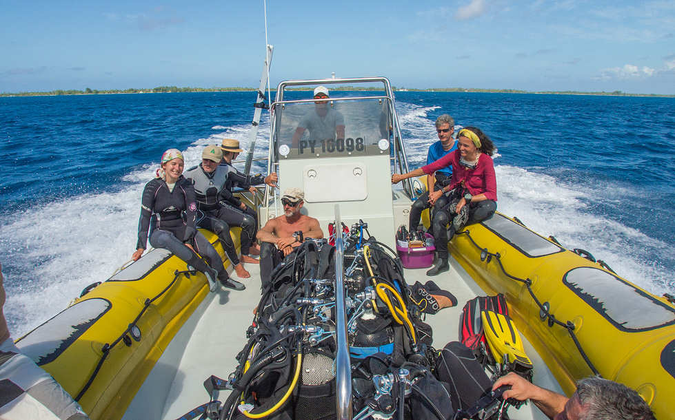 Tauchboot von Dive Spirit – Fakarava 