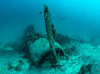 Flugzeug Wrack bei Kavieng 