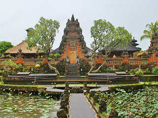 Tempel in Ubud auf Bali, Indonesien 