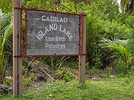 am Cabilao Island Lake · Loon, Bohol Philippinen 