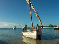 Traditionelles Dhow – Mosambik 