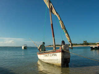 Traditionelles Dhow – Mosambik 