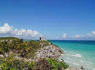Tulum, einer der schönsten Orte an der Karibikküste Mexikos 