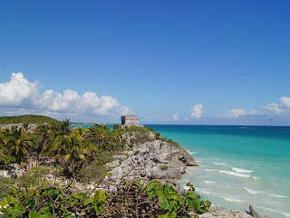 Tulum, einer der schönsten Orte an der Karibikküste Mexikos 