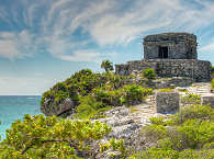 Maya-Hafen Tulum Yucatán 