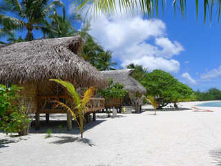 Pension Tikehau Village in der Südsee 