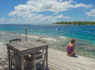 Blick auf Tiputa Pass – Rangiroa, Polynesien 