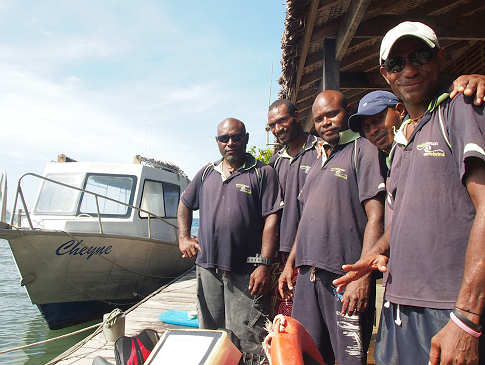 Tauchbasis Crew – Walindi Resort 